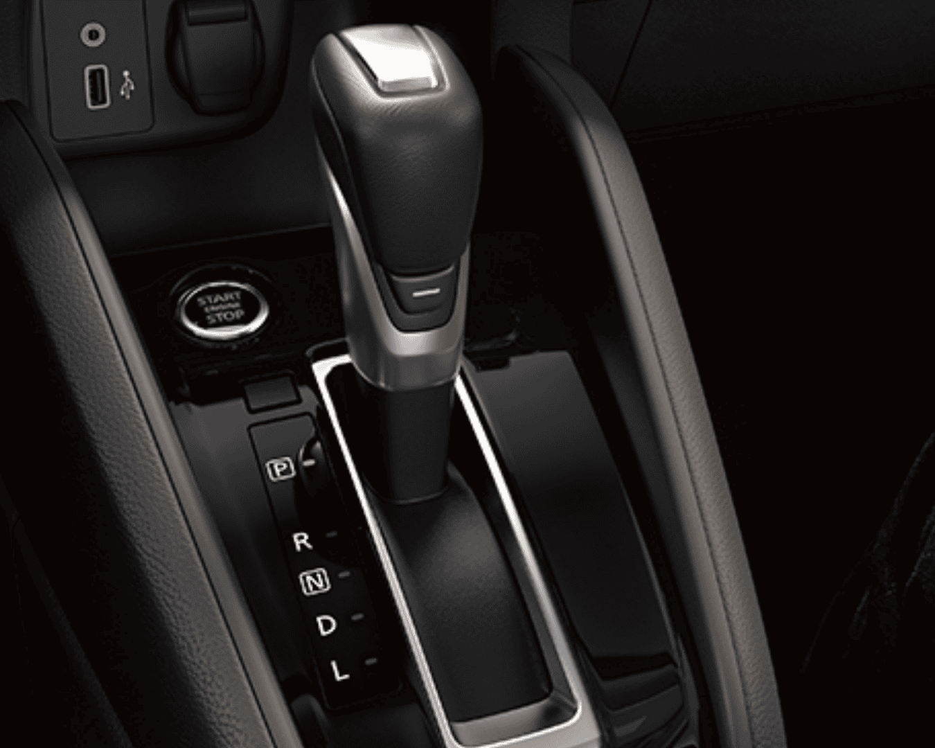 Palanca de cambios de una transmisión automática