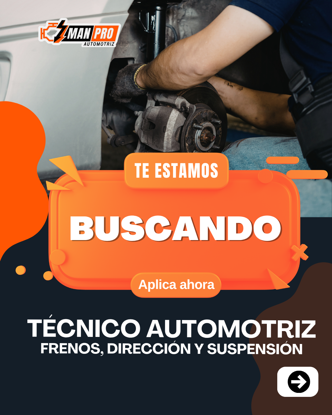 ManPro Automotriz — Vacante Técnico Frenos y Suspensión