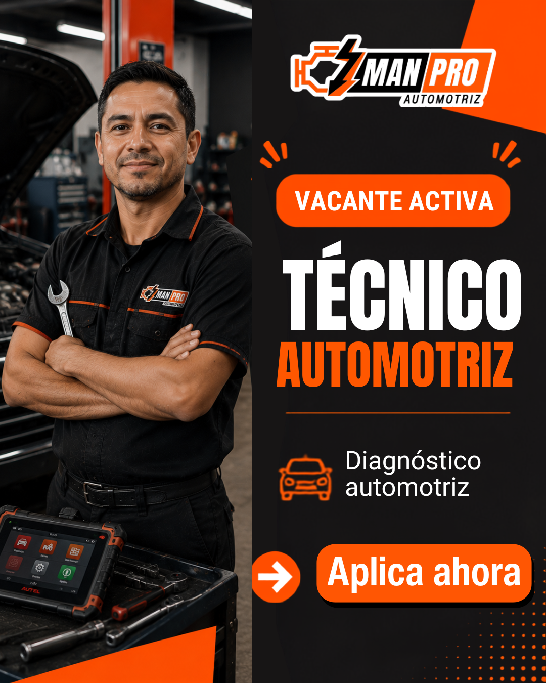 Vacante Técnico Automotriz