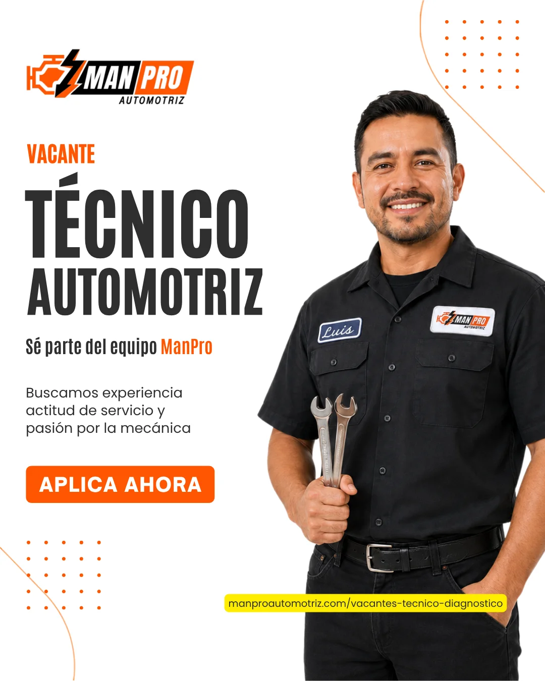 Vacante Técnico Automotriz