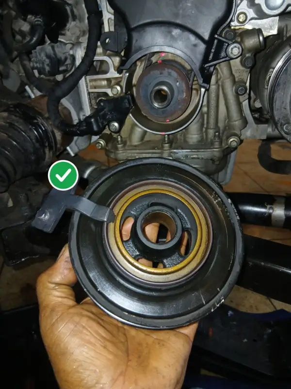 Herramienta para poner a tiempo el motor